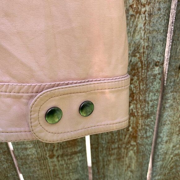 Vanity sleeveless faux leather vest zip up - Picture 12 of 12